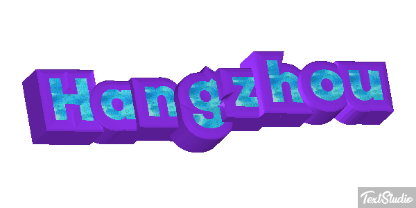 Hangzhou テキスト効果