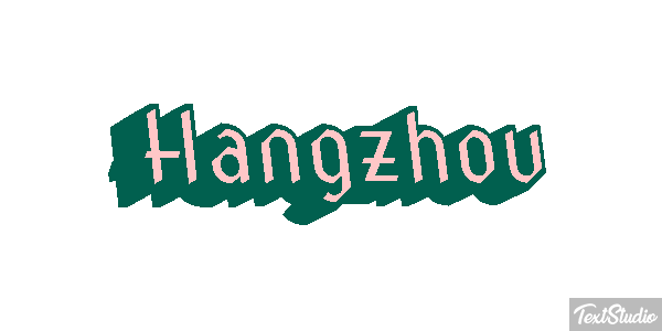 Hangzhou テキスト効果