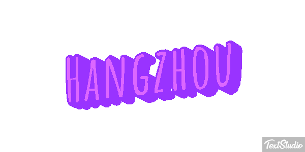 Hangzhou テキスト効果