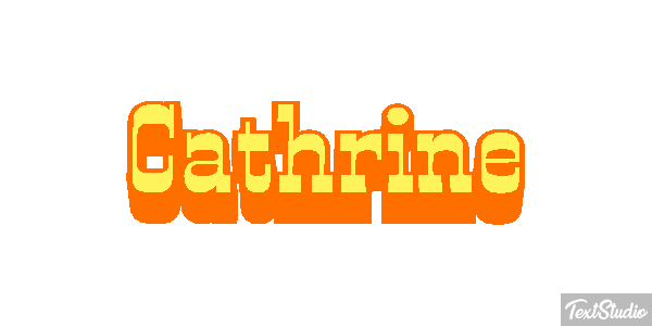 Cathrine Text effect