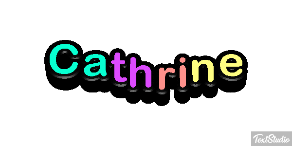 Cathrine Text effect
