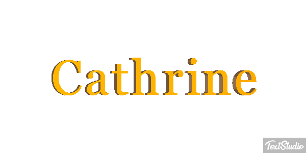 Cathrine Text effect