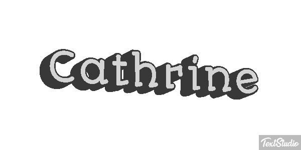 Cathrine Text effect