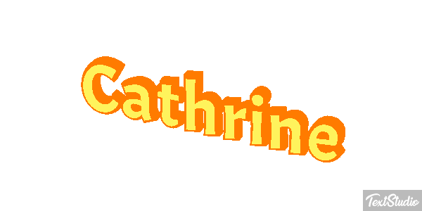 Cathrine Text effect