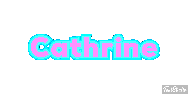 Cathrine Text effect