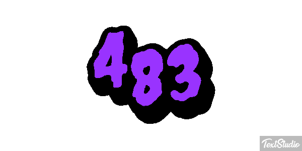 483 Tekst effect