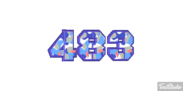 483 Tekst effect