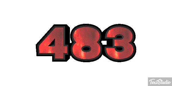 483 Tekst effect