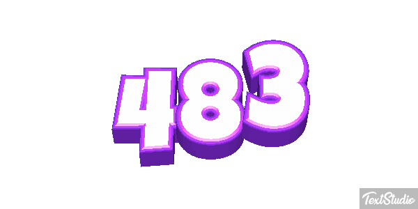 483 Tekst effect