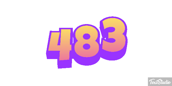 483 Tekst effect