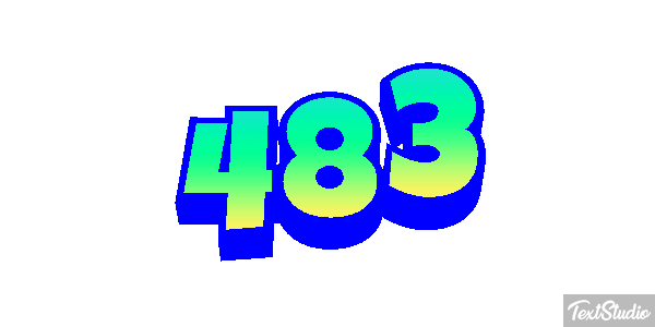 483 Tekst effect