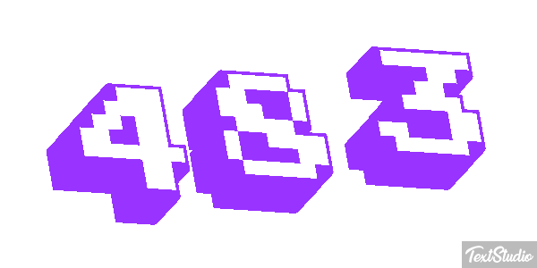 483 Tekst effect