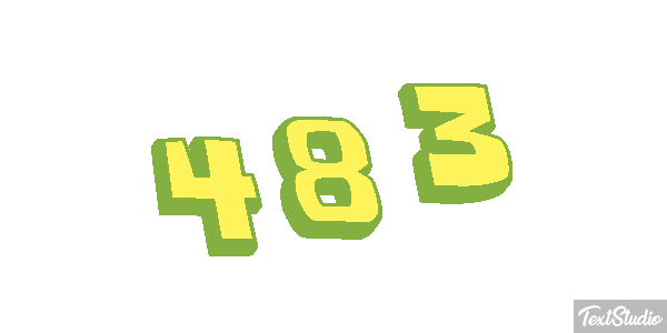 483 Tekst effect