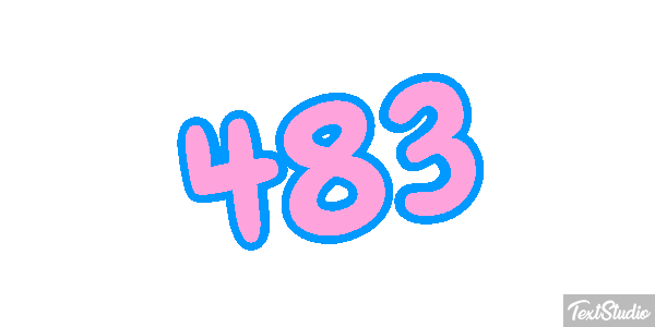 483 Tekst effect