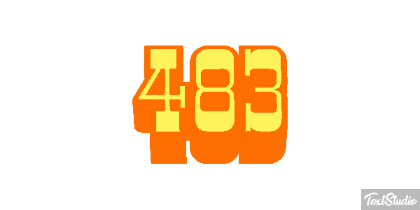 483 Tekst effect