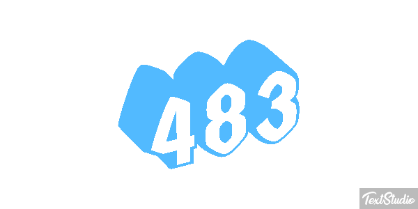 483 Tekst effect
