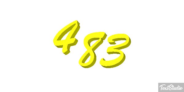 483 Tekst effect