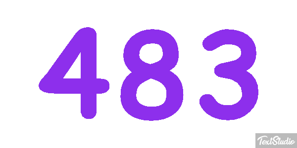 483 Tekst effect