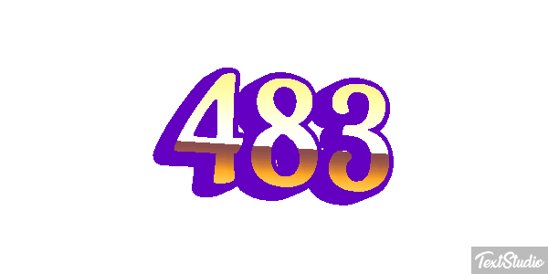 483 Tekst effect