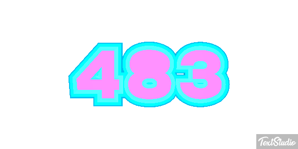 483 Tekst effect