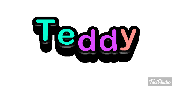 Teddy Text effect