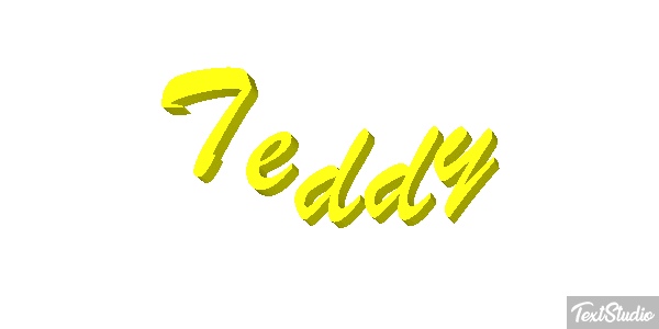 Teddy Text effect
