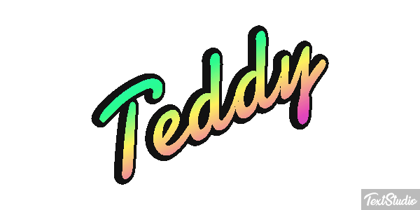 Teddy Text effect