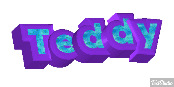 Teddy Text effect