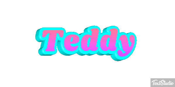 Teddy Text effect