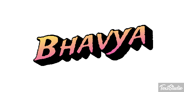 Bhavya Text effect