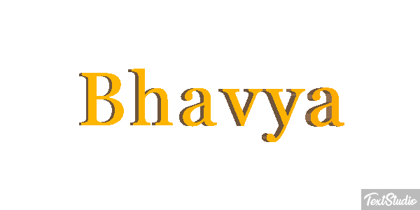 Bhavya Text effect