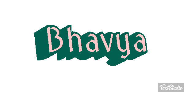 Bhavya Text effect