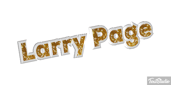 Larry Page Text effect