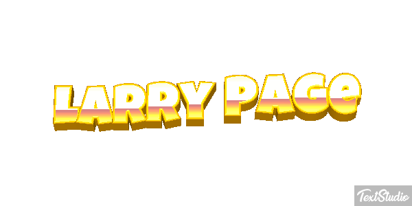 Larry Page Text effect