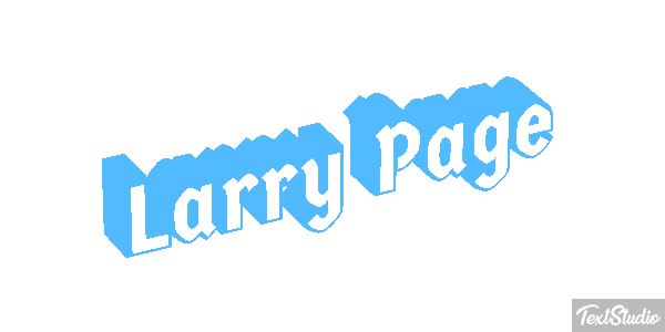 Larry Page Text effect