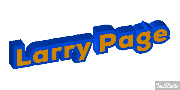 Larry Page Text effect