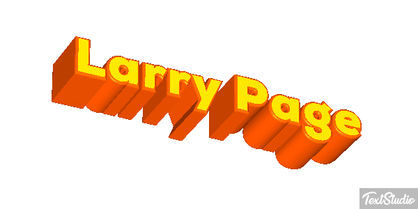 Larry Page Text effect