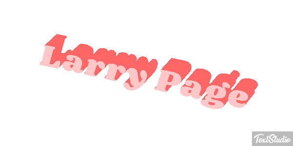 Larry Page Text effect