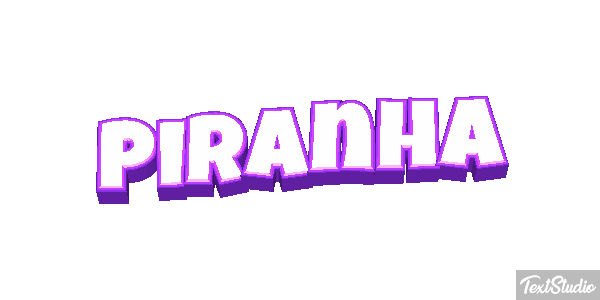 Piranha Text effect