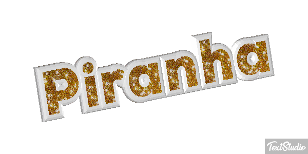 Piranha Text effect