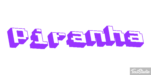 Piranha Text effect