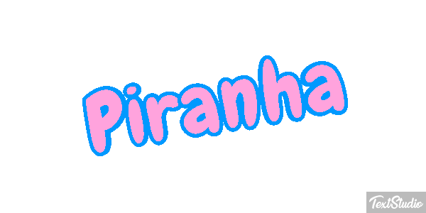 Piranha Text effect