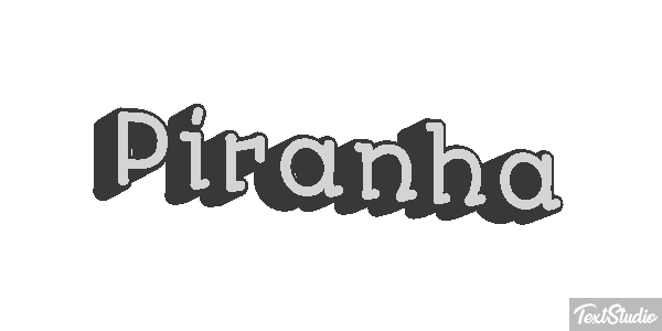 Piranha Text effect