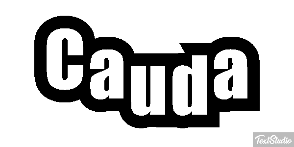 Cauda Efeito do texto