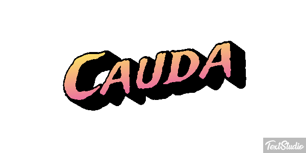 Cauda Efeito do texto