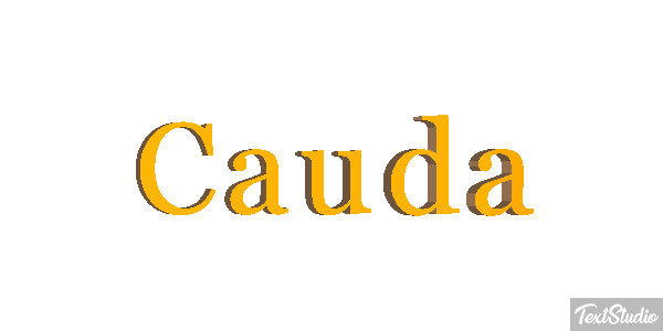 Cauda Efeito do texto