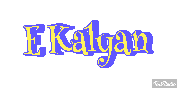E Kalyan Effetto testo