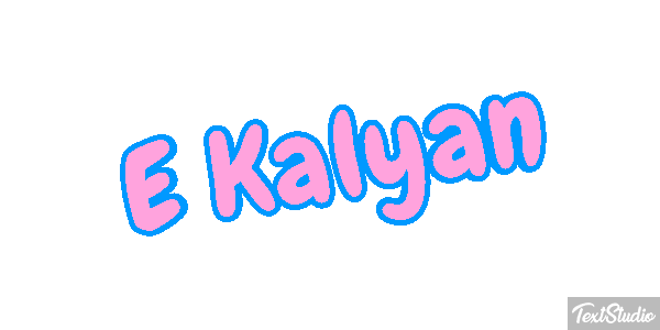 E Kalyan Effetto testo