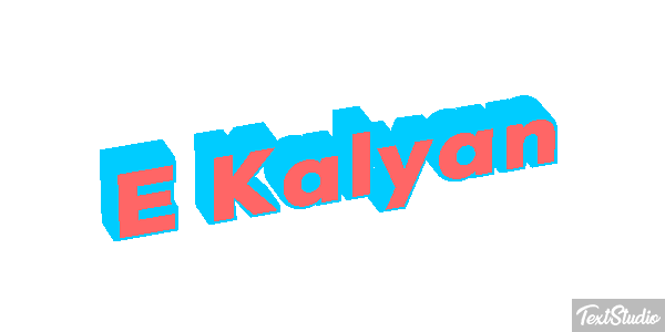 E Kalyan Effetto testo