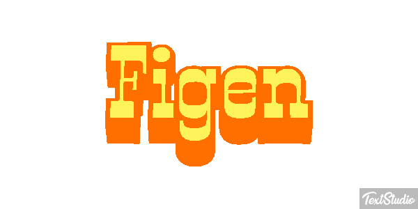 Figen Efecto de texto